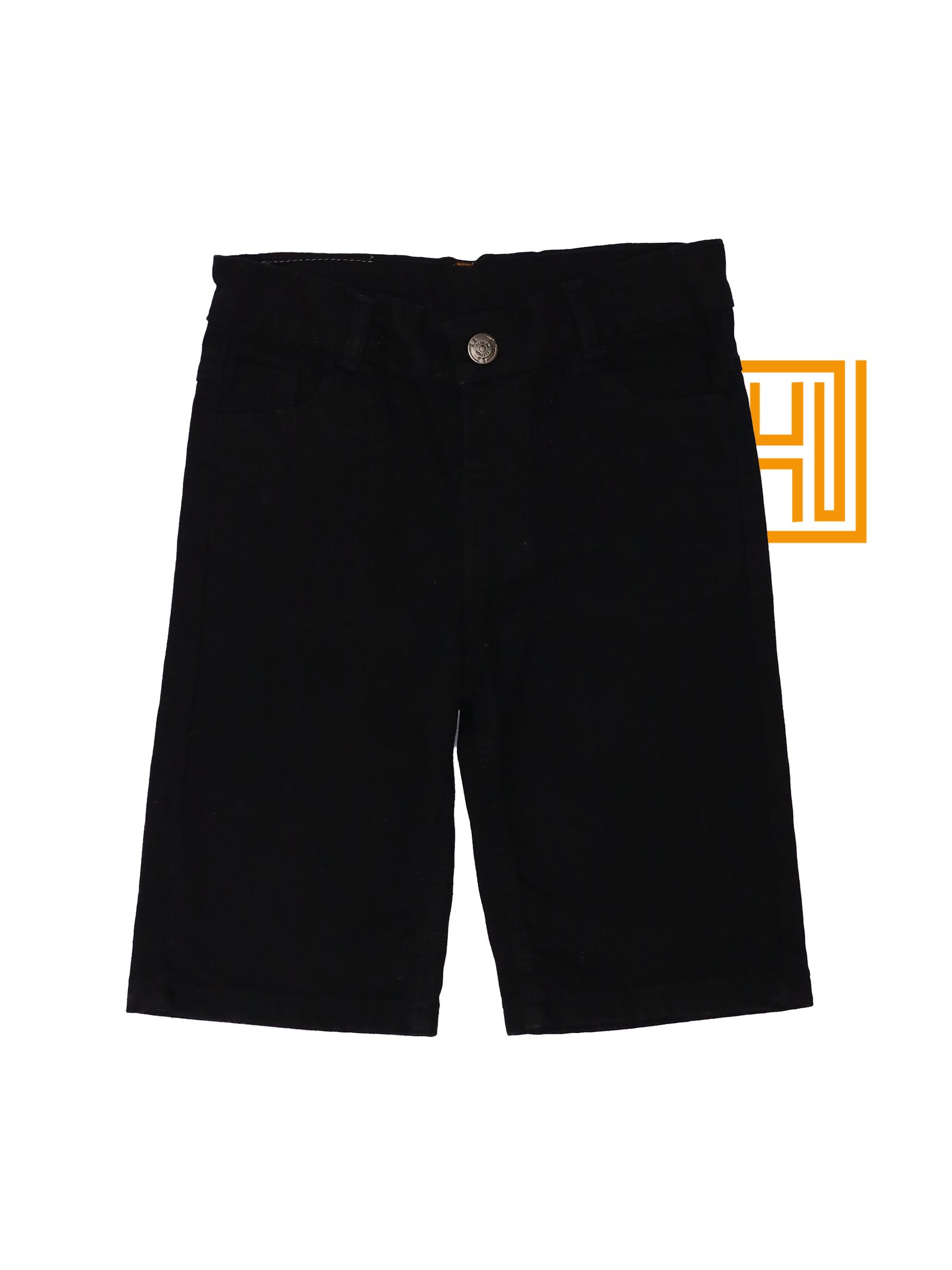 Premium Black Denim Shorts S01