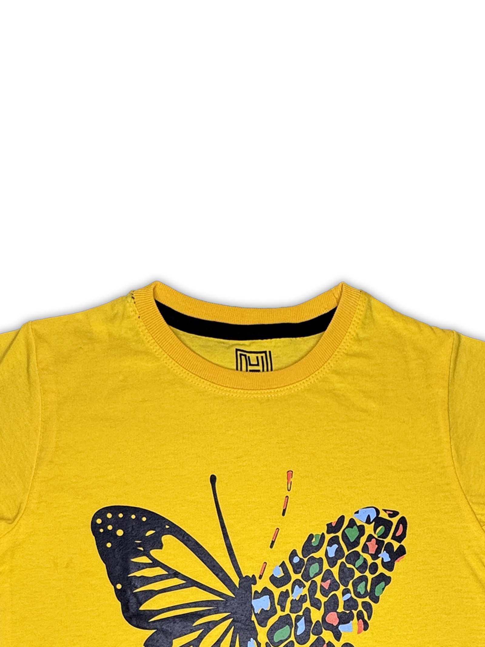 Yellow butterfly T-Shirt - Image 3