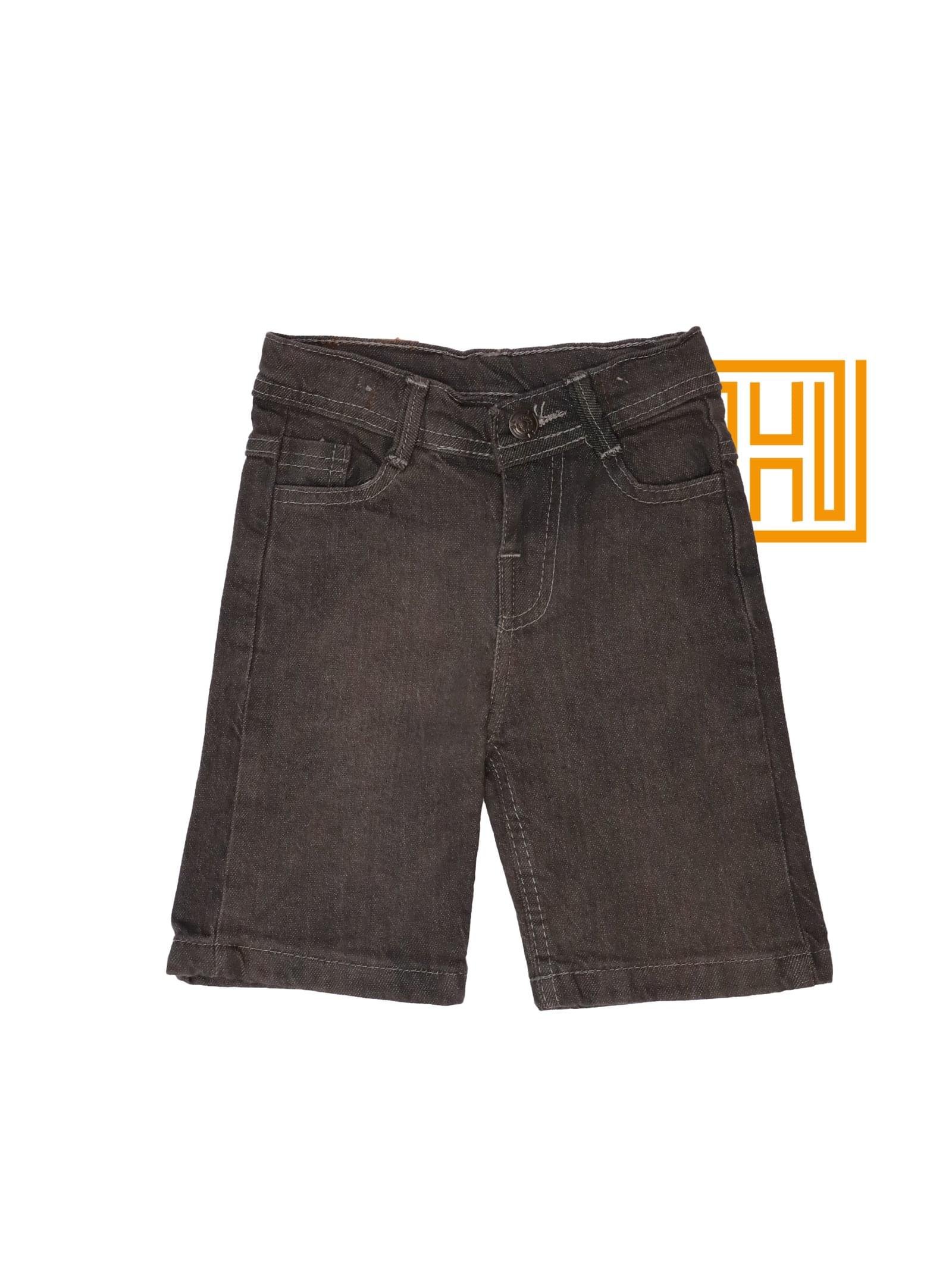 Premium Gray Denim Short S02
