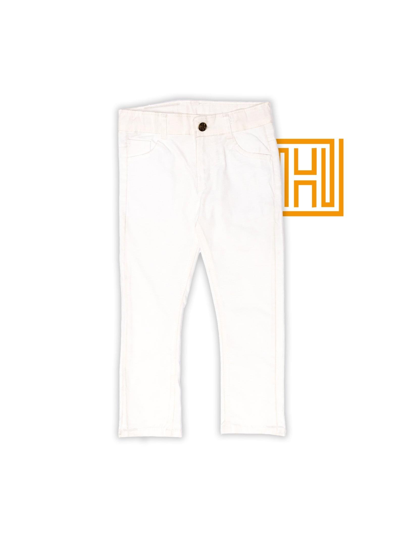 Premium White Denim Pant