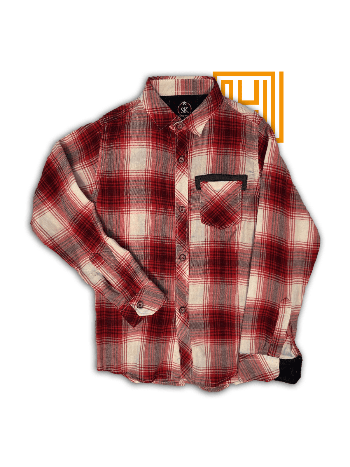 Premium Mahroon and White Checkered Shirt